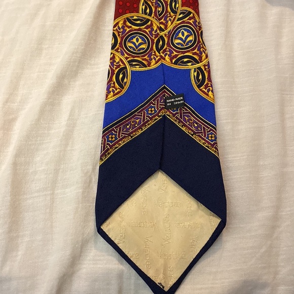 Vtg Versace Silk Tie - Picture 4 of 8